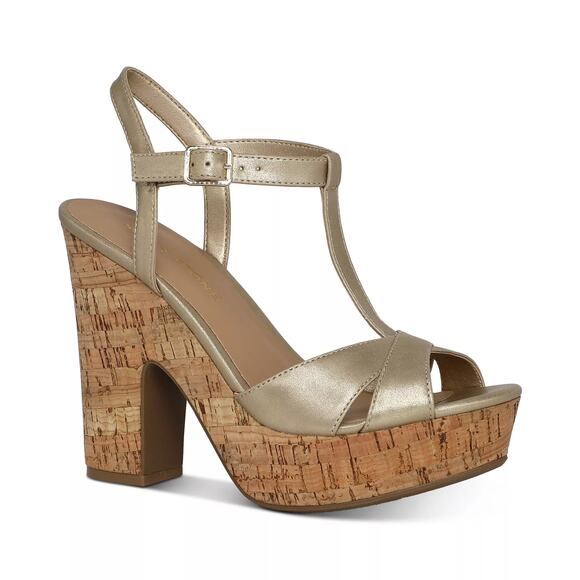 Sun + Stone Women's Jamie T-Strap Platform Dress Sandals Comfort Size 11 NWOT - Picture 1 of 11